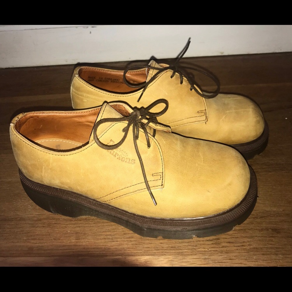 Vintage Chunky Mustard Dr Martens UK 5 US 7 / 7.5